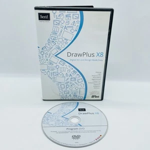 Drawplus X8 Software Serif DVD ROM Windows Dpx8intdvdrt NO KEY Included, READ - Photo 1/5