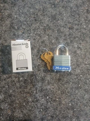 Master Lock 7Ka Padlock, Keyed Alike, Standard Shackle, Rectangular Steel Body, - Image 1 of 2