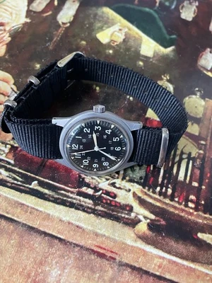 Guerra de Vietnam Ejército de Estados Unidos Benrus 1965 Emitido Reloj Hombre, DTU-2A/P, 3818B, Hack Foto 1 de 4