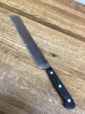 Cuchillo para pan Fissler /20 cm 8” X50 CR MO V15 hecho en Alemania Foto 1 de 4