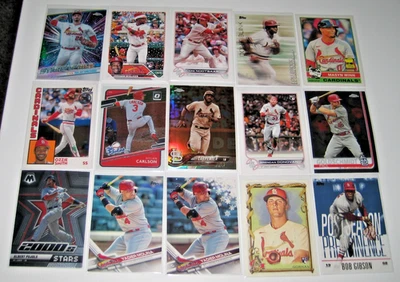 Cardenales de San Luis: ENORME lote de 150+ tarjetas. ¡Cargado con estrellas, insertos y RC! Foto 1 de 4