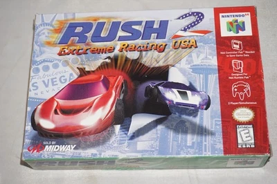 Rush 2: Extreme Racing USA (Nintendo 64 N64) Completo en Caja CIB Foto 1 de 4