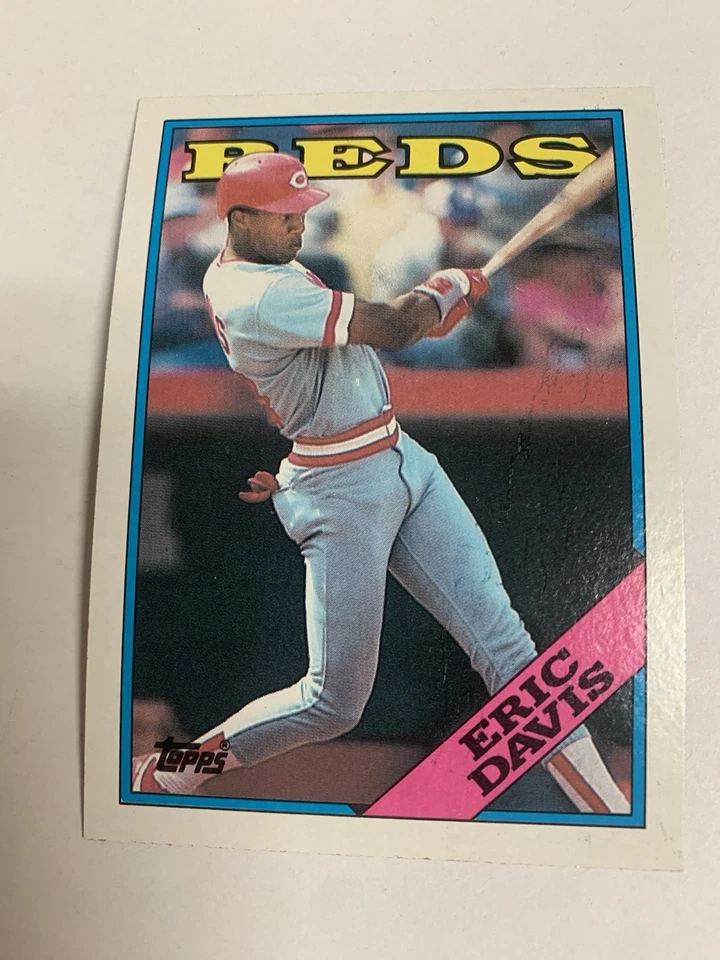 1988 Topps Eric Davis Cincinnati Reds - Image 1 of 1