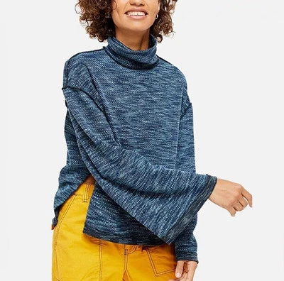 Combo suéter cuello alto Free People Sunny Days Overboard para mujer talla XS Foto 1 de 4