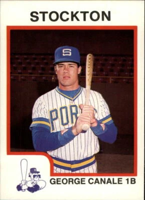 1987 Stockton Ports ProCards #256 Geroge Canale Memphis Tennessee Baseball Card - Image 1 of 2