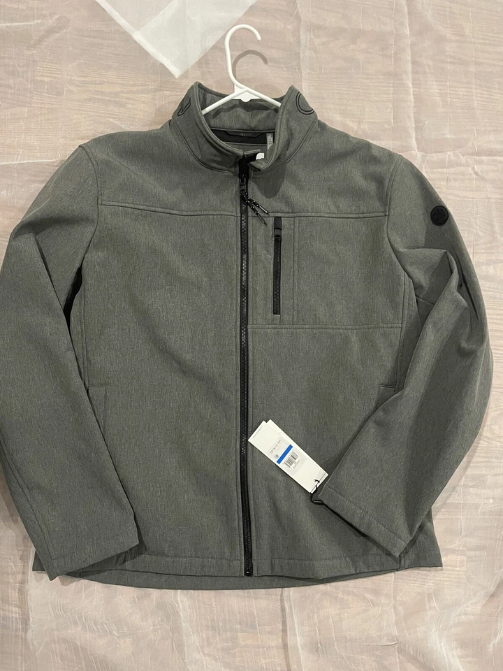 Chaquetas cortavientos resistentes al agua Calvin Klein para hombre talla XL NUEVAS CON ETIQUETAS $150 gris Foto 1 de 4