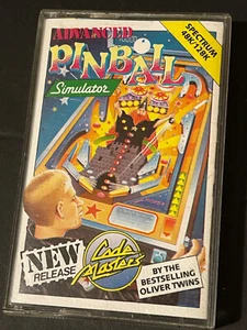 PINBALL SIMULATOR ZX SPECTRUM+ SINCLAIR 48K+ CASSETTE RARE LAST ONE - Picture 1 of 3