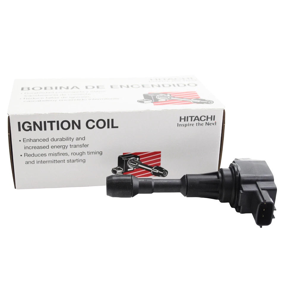 Bobina de encendido directo Hitachi OEM IGC0079 para Nissan GT-R 3,8 L V6 2009-2020 Foto 1 de 4