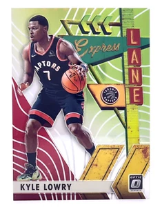2019-20 Optic Express Lane Lime Green Prizm #11 Kyle Lowry 123/149 Raptors - Picture 1 of 2