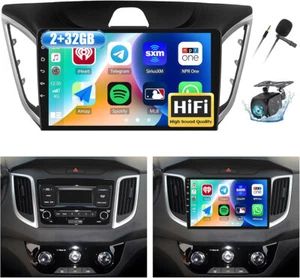 10" Android 13 For 2015 206 2017 2018 2019 Hyundai Creta IX25 Car Stereo GPS FM - Picture 1 of 13
