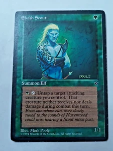 MTG Elvish Scout Fallen Empires 68a Regular Common - Uncirculated - Picture 1 of 3