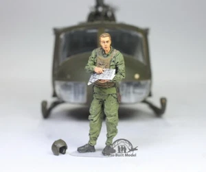 US Helicopter Pilot (UH1 AH1 OH6A) Vietnam war 1:35 Pro Built Model #2 - Picture 1 of 8