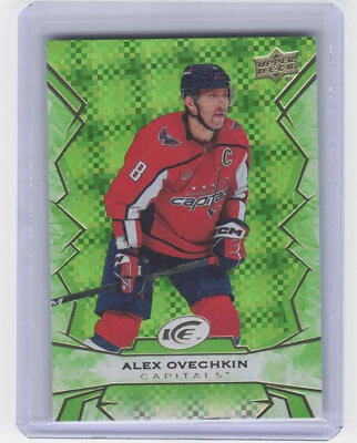 2022-23 Upper Deck Ice Hockey #89 Alex Ovechkin Green - Image 1 of 2
