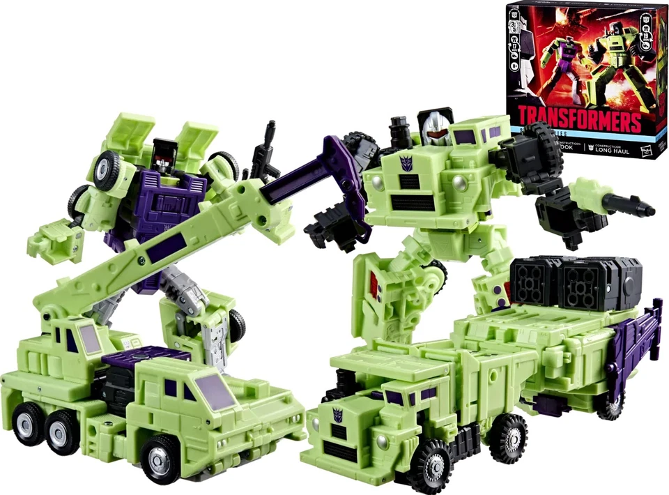 Transformers Studio Series TF1986 Constructicon Long Haul Hook 2pc 250610 InHand - Image 1 of 4