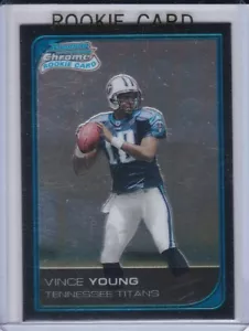 VINCE YOUNG ROOKIE CARD 2006 Bowman Chrome Football Titans RC TEXAS LONGHORNS - Picture 1 of 2