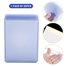 25-500Pcs 3x4" Clear Protectors Card Sleeves Plastic Sports Card Holders Kits