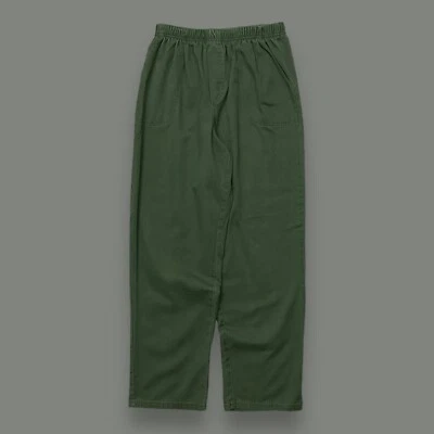 Vtg Military Style Pants 90s y2k Unisex Fit Relaxed Cotton Blend 28-30 Waist - Image 1 of 4