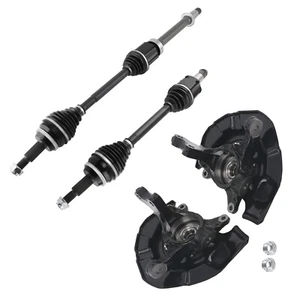 4x CV Joint Axle Shafts + Steering Knuckle For Toyota Sienna 698-424 2004-2010 - Picture 1 of 12