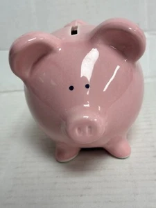 Ceramic Piggy Bank Pink - Picture 1 of 6