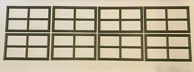 8 Amarr Stockton Charcoal Grey Replacement Inserts for Short Panel Amarr Doors Foto 1 de 4