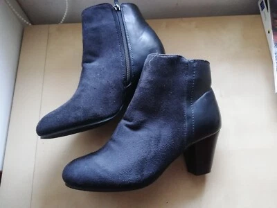 bottines femme taille 38 talon 6 cm jamais portées très bon état - Photo 1/3