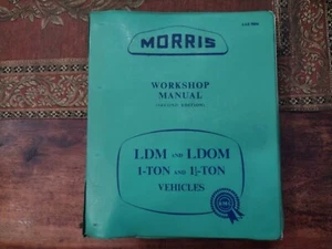 ORIGINAL BMC MANUAL DE TALLER - FURGONETA MORRIS LD (1952-68) - LDM LDOM / 1 TONELADA 1,5 TONELADAS - Imagen 1 de 12