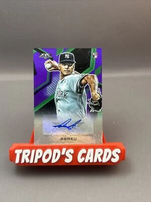 Albert Abreu 2021 Topps Fire FOIL AUTO #/50 Rookie Card #AV-AA YANKEES - Image 1 of 3