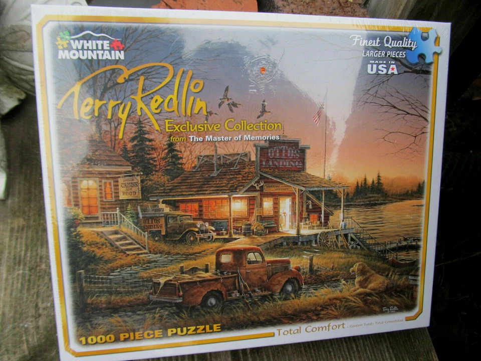 White Mountain Total Comfort 1000 Piece Puzzle Terry Redlin 24x30
