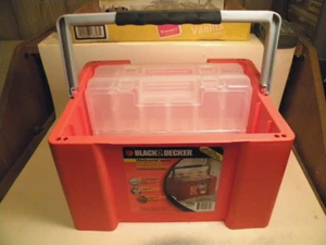 Caja de piezas pequeñas Black Decker Workmate Series 2 bandejas - Imagen 1 de 6