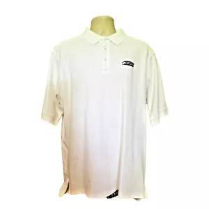 Camisa polo Atlantis equipo para deportes XL blanca manga corta algodón - Imagen 1 de 7