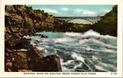 Whirlpool Rapids And Whirlpool Bridge, Niagara Falls, Canada Postcard UNP
