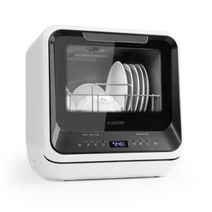 Geschirrspülmaschine Mini Camping Tisch Spüler LED-Display 6 Programme schwarz - Bild 1 von 12