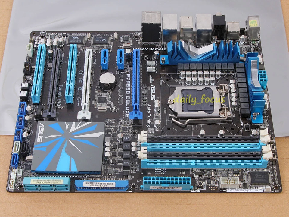 ASUS P7P55D DELUXE Motherboard LGA 1156 DDR3 Intel P55 Express - Image 1 of 1