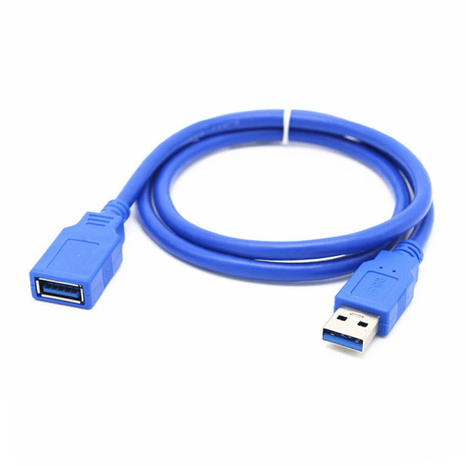 1pcs USB 3.0 Extender Extension Cable Cord Type A Male- Female 10FT HIGH SPEED - Image 1 of 1