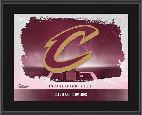 Cleveland Cavaliers 10.5" x 13" Sublimated Horizontal Team Logo Plaque Cover