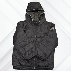 Boys Abercrombie & Fitch Puffer Jacket Size 5/6 Color Black  - Picture 1 of 4