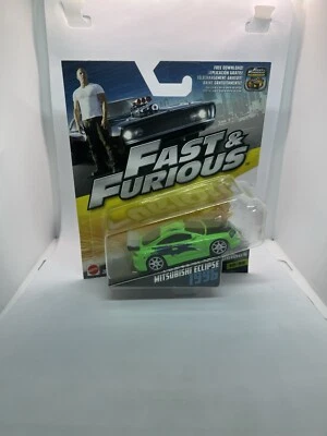 Mattel Rápido y Furioso Mitsubishi Eclipse escala 1:55  Foto 1 de 4