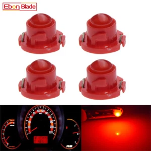 4X T4.7 COB LED 12mm Car 12V Interior Instrument Panel Light Map Side Bulb Globe - Picture 1 of 7