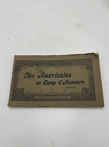 Les Americains au Camp d'Auvours Post Card Booket - Picture 1 of 7
