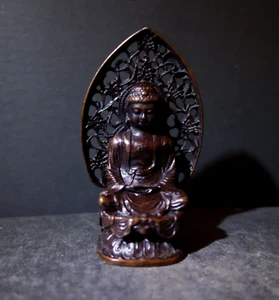 Buda de bronce fino y pequeño - Imagen 1 de 9