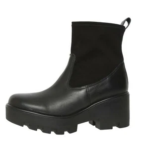 Shellys Z80119* London Bobbie Black Mid Boot  Size 37 EUR - Picture 1 of 4