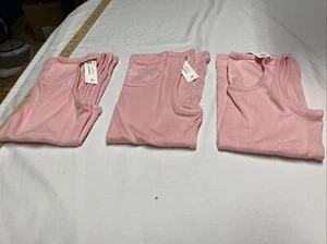 Wonder Nation Girls Pack Of 3 Tank Top Size L (10-12)  3 pink New With Tag - Picture 1 of 11