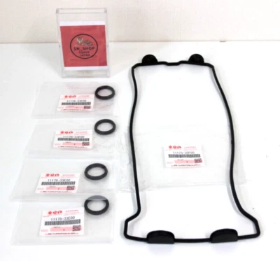 Valve Cover Gaskets 11173-35F00 11178-33E00 Fit SUZUKI 01-16 GSXR GSX-R 1000 - Imagen 1 de 4