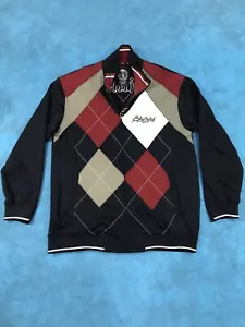 Maglione pullover da uomo Ecko illimitato taglia XL rosso navy bianco grigio camicia maglia - Foto 1 di 12