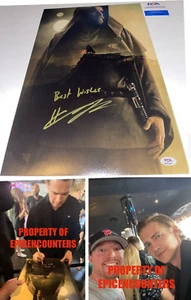 HAYDEN CHRISTENSEN SIGNED STAR WARS ANAKIN SKYWALKER 12X18 PHOTO PSA EXACT PROOF - Picture 1 of 3