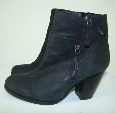 BOTINES VINCE CAMUTO HINNEGAN CUERO NEGRO TALLA 10M C134 Foto 1 de 4