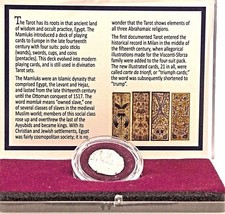 King of Pentacles:The Silver Tarot Coin in Clear Box With Story Card,Certificate