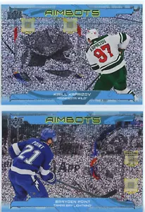U PICK LOT 2024-25 24-25 Upper Deck UD SERIES 1 AIMBOTS SPECKLE card set - Bild 1 von 3