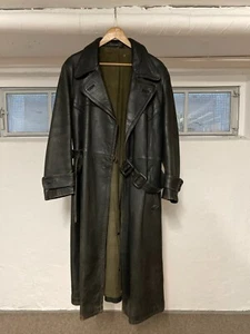 Ledermantel antik, 80+ Jahre alt - Bild 1 von 11