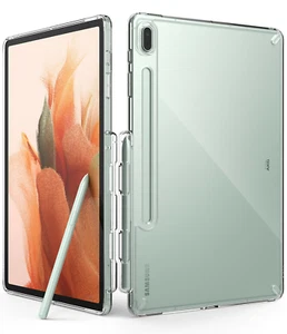 For Samsung Galaxy Tab S7 FE T730 / T736B 12.4" Clear Shockproof Cover Case - Picture 1 of 10